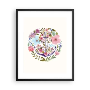 Affisch i svart ram - En seglares goda sömn - 40x50 cm