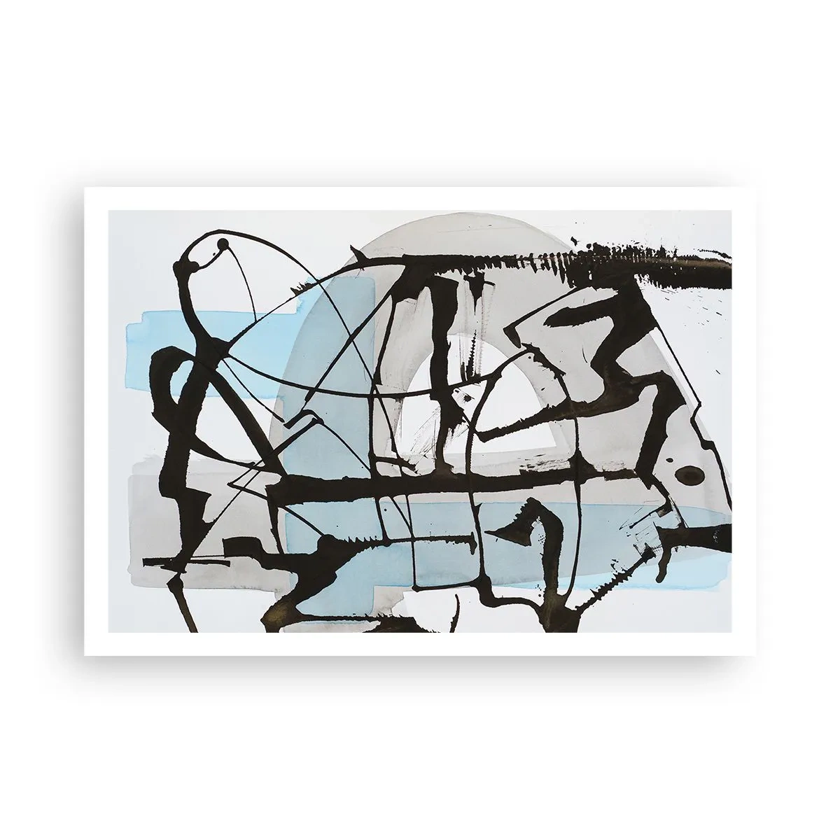 Affisch - Blått trots allt - 100x70 cm