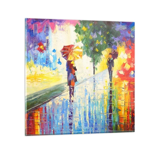 Glastavla - Bild på glas - Allt klart - 70x70 cm