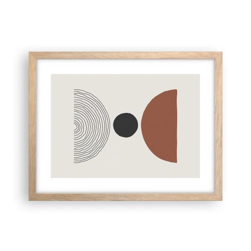 Affisch i ram av ljusek - I fokus - 40x30 cm