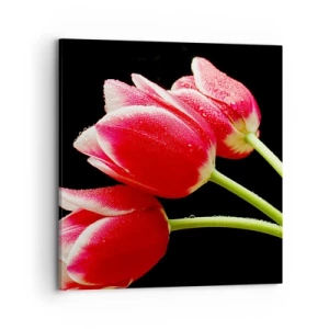 Canvastavla - Bild på duk - Ett löfte om en ren kärlek - 70x70 cm