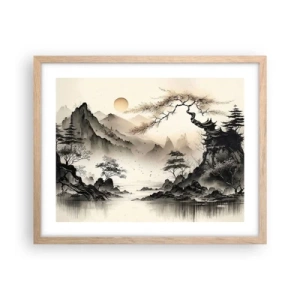 Affisch i ram av ljusek - Orientens unika charm - 50x40 cm