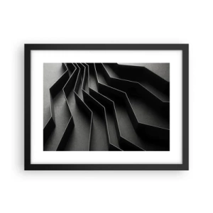 Affisch i svart ram - Rumslig ordning - 40x30 cm
