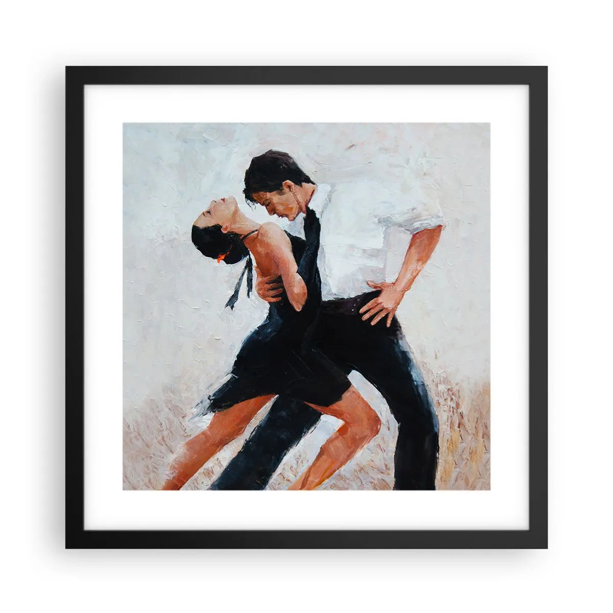 Affisch i svart ram - Mina drömmars tango - 40x40 cm