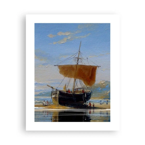 Affisch - Vatten, jord, luft - 40x50 cm