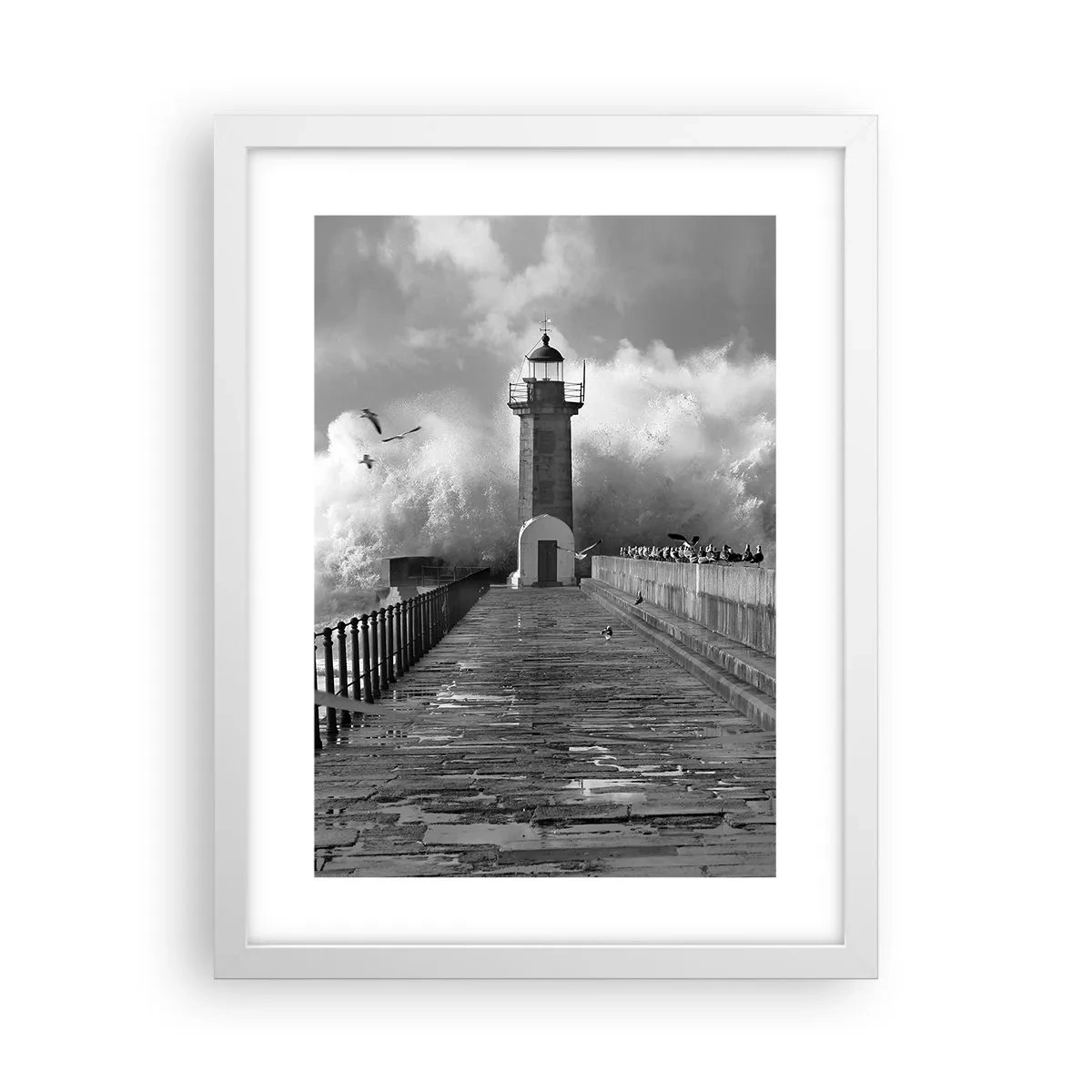 Affisch i vit ram - Orädd  - 30x40 cm