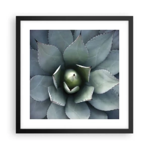 Affisch i svart ram - Lockar och varnar - 40x40 cm