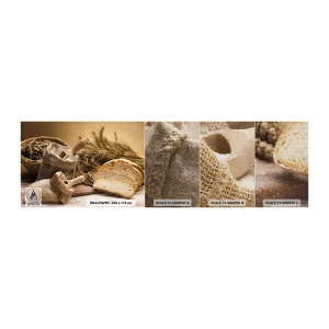 Provbit av fototapet Premium Canvas - Skivat bröd - Gastronomi, Bröd, Bröd - 100x30 cm