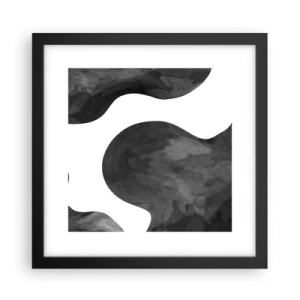 Affisch i svart ram - Mjölkvägen - 30x30 cm