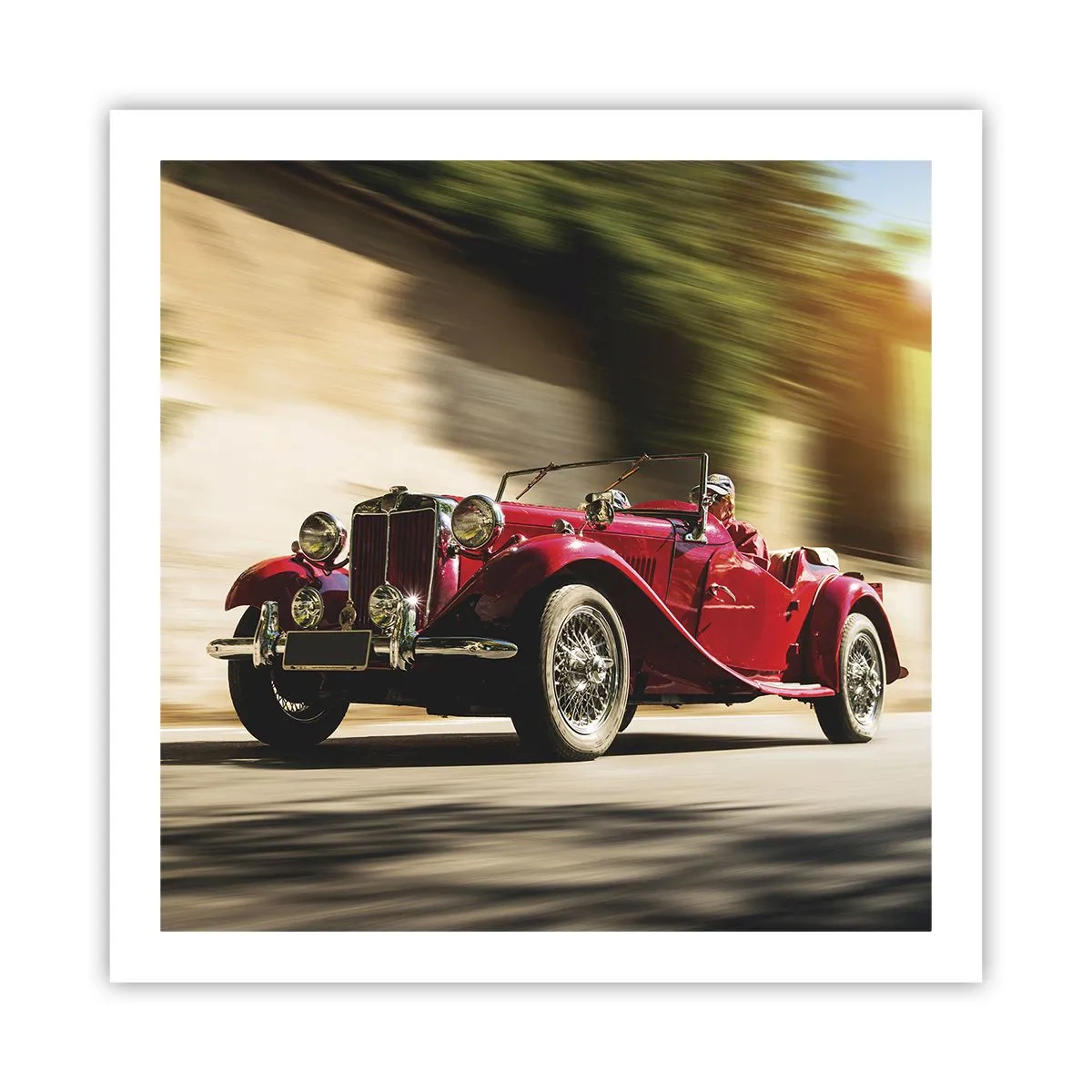 Affisch - Vackrare än Nike från Samothrakis - 60x60 cm