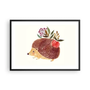 Affisch i svart ram - Och du gillar mig redan - 70x50 cm