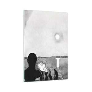 Glastavla - Bild på glas - Alltid hemlighet - 70x100 cm