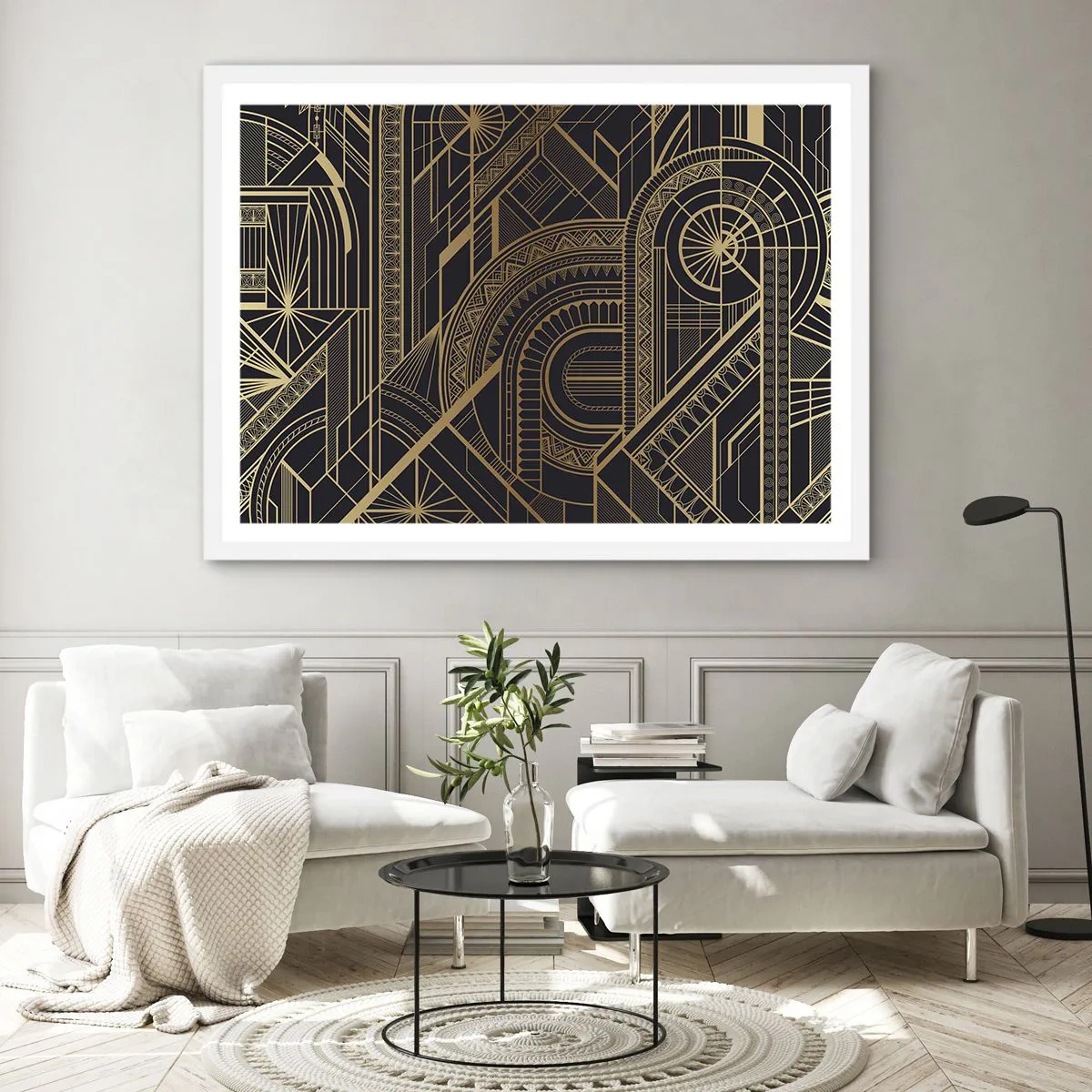 Affisch i vit ram - Koncept, idéer, planer - 91x61 cm