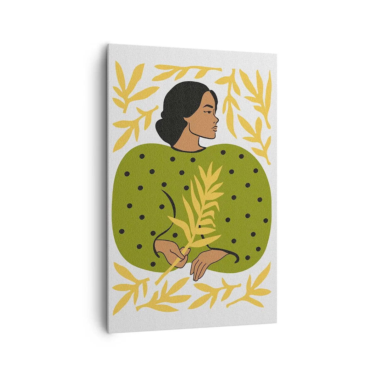 Canvastavla - Bild på duk - Hawaiiansk flicka - 80x120 cm