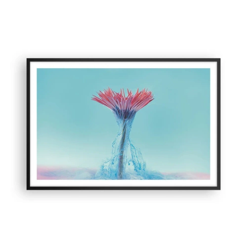 Affisch i svart ram - I upplivande famn - 91x61 cm