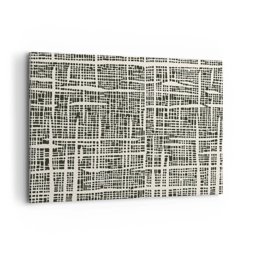 Canvastavla - Bild på duk - Vävd komposition - 100x70 cm