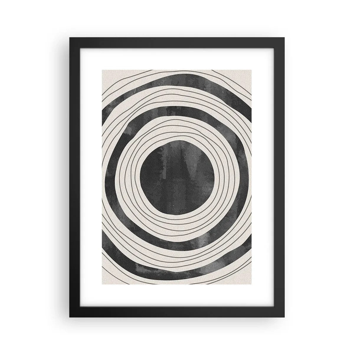 Affisch i svart ram - I själva kärnan - 30x40 cm