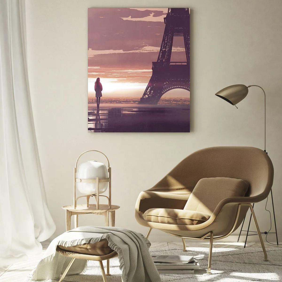 Glastavla - Bild på glas - Bara de två - 50x70 cm