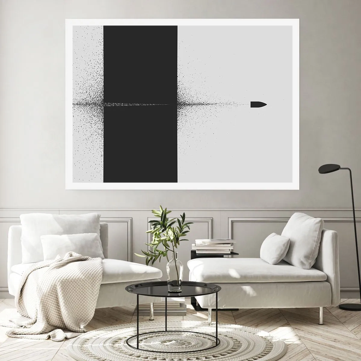 Affisch - Rakt mot målet - 91x61 cm