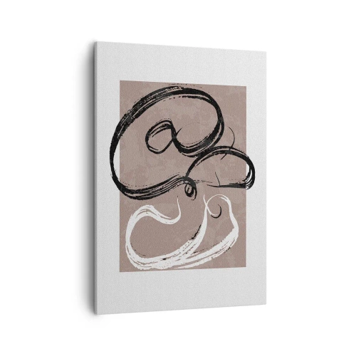 Canvastavla - Bild på duk - Komposition - sökande efter fullständighet - 50x70 cm