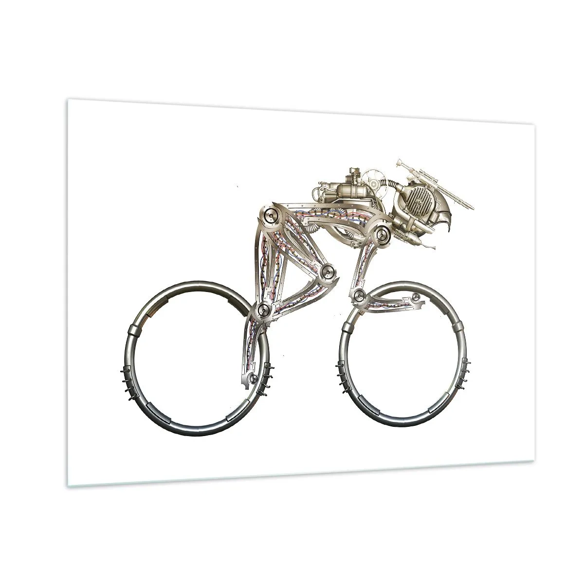 Glastavla - Bild på glas - Underbar maskin - 100x70 cm