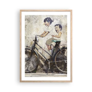 Affisch i ram av ljusek - Sant eller falskt? - 50x70 cm