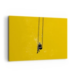 Canvastavla - Bild på duk - En dag som alla andra - 120x80 cm