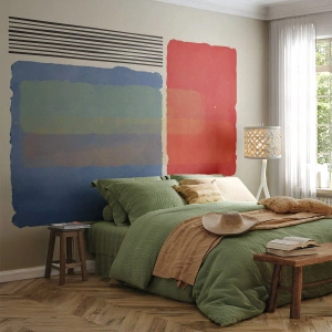 Fototapet Premium Canvas - Geometrins anda  - Abstraktion, Bit, Modern konst. - 400x280 cm