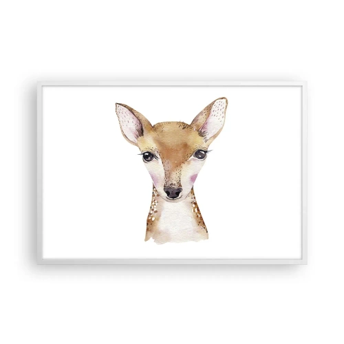 Affisch i vit ram - Oskuldens natur - 91x61 cm