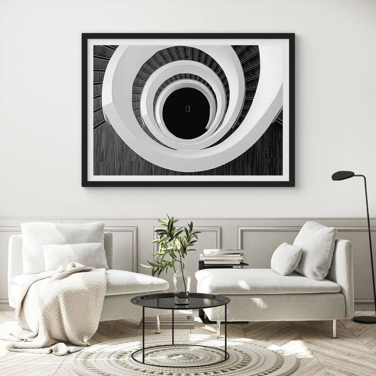 Affisch i svart ram - Till sakens kärna - 91x61 cm