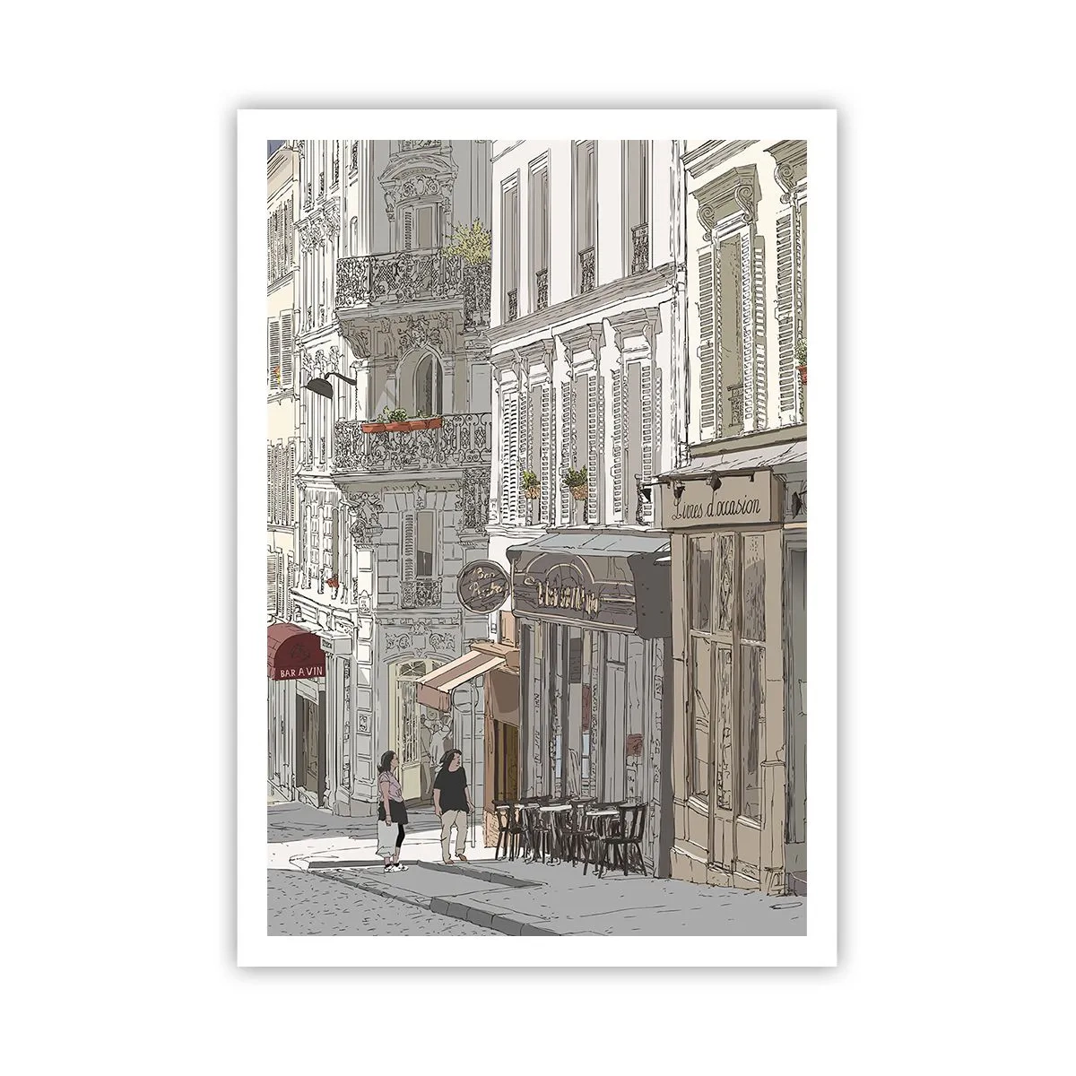 Affisch - Stadens nöjen - 70x100 cm