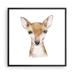 Affisch i svart ram - Oskuldens natur - 60x60 cm