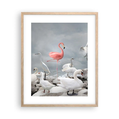 Affisch i ram av ljusek - Hur har jag hamnat här? - 40x50 cm