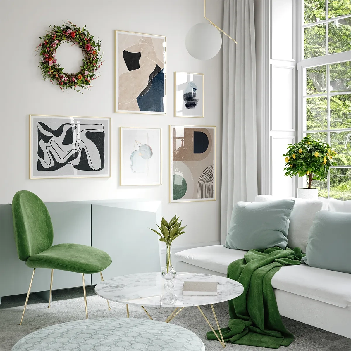 Glam home - Inspiration till vardagsrummet