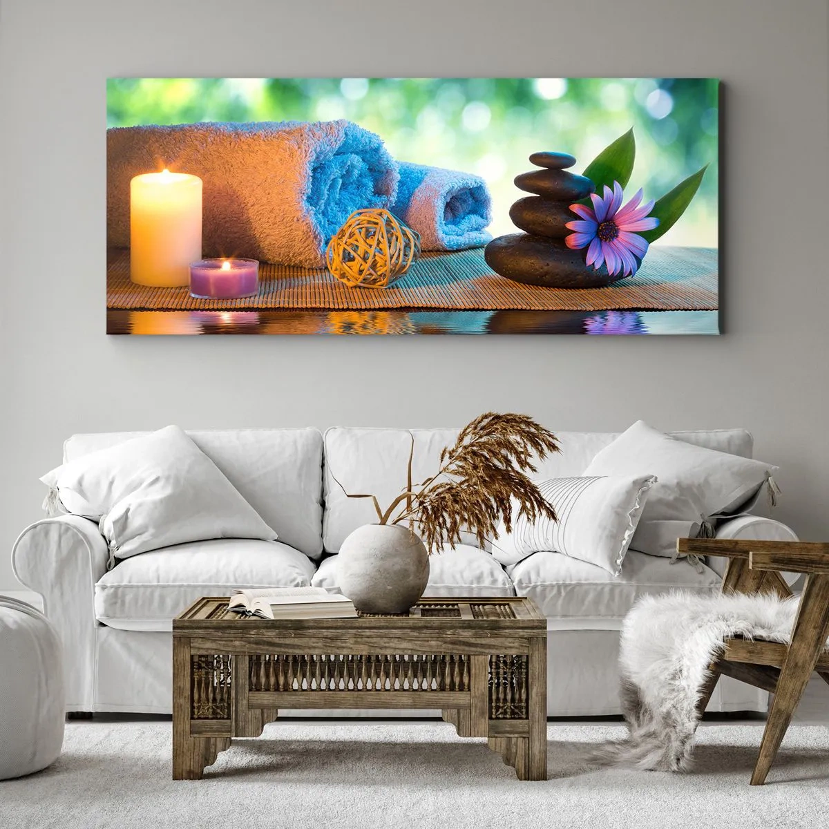 Canvastavla - Bild på duk - Tid för kroppen - 100x40 cm