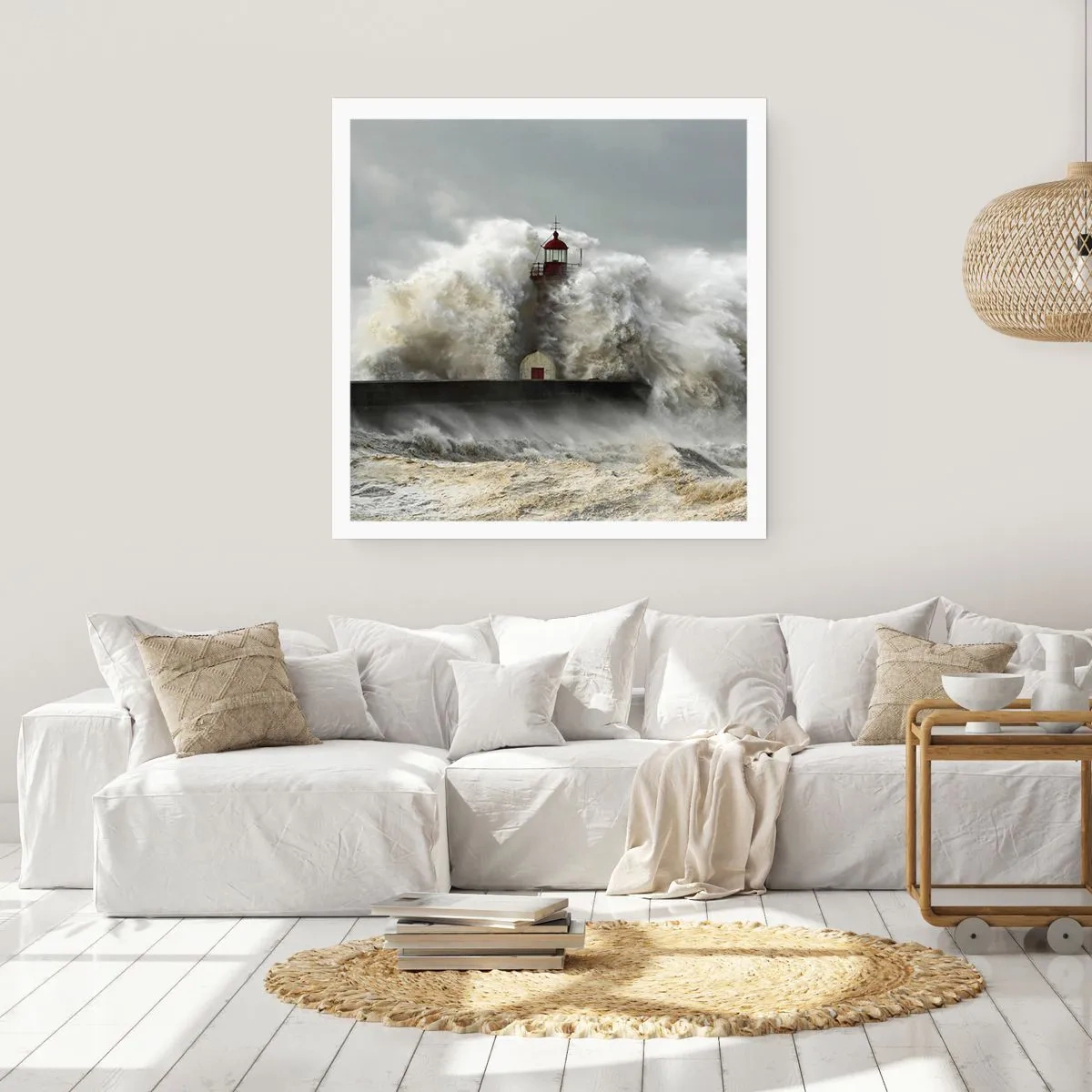 Affisch - Havets ilska - 60x60 cm