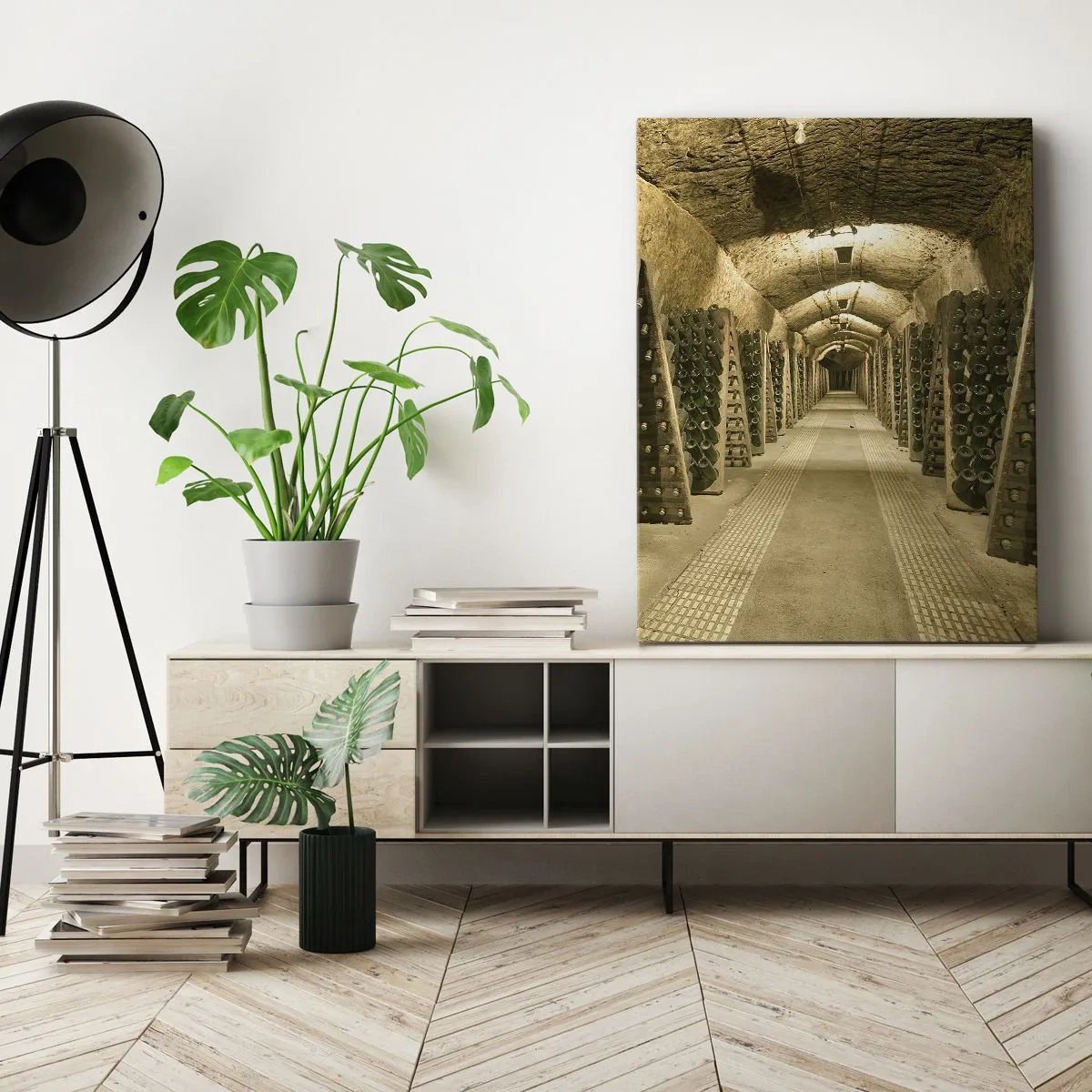 Canvastavla - Bild på duk - Smakens uppståndelse - 80x120 cm