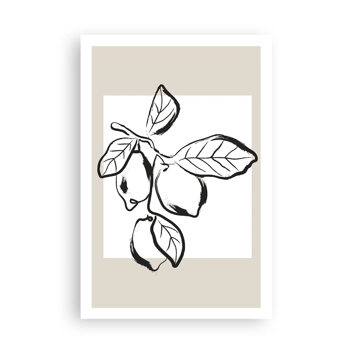 Affisch - Där citronen mognar... - 61x91 cm