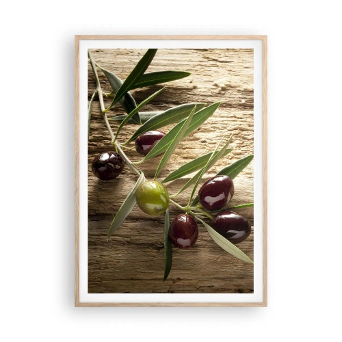 Affisch i ram av ljusek - Direkt från naturen - 70x100 cm