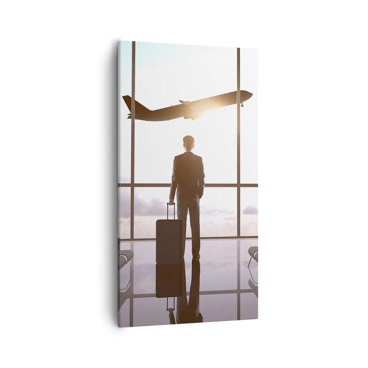 Canvastavla - Bild på duk - Du har tid, sakta ner - 55x100 cm