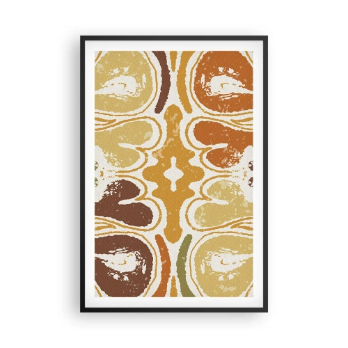 Affisch i svart ram - Sentimental abstraktion - 61x91 cm