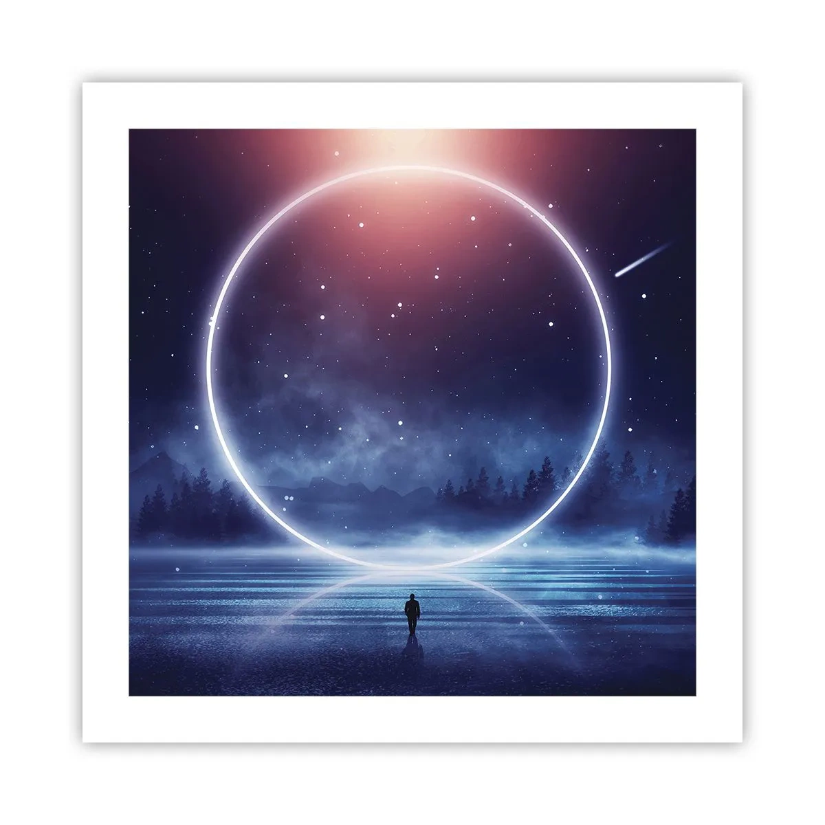 Affisch - De finns redan här... - 50x50 cm