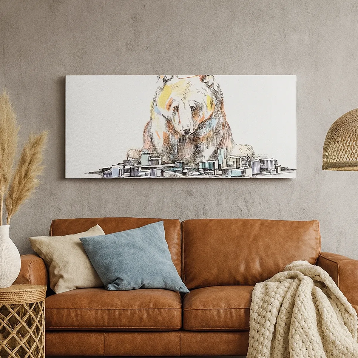 Canvastavla - Bild på duk - Hur kan man leva på det viset? - 30x30 cm