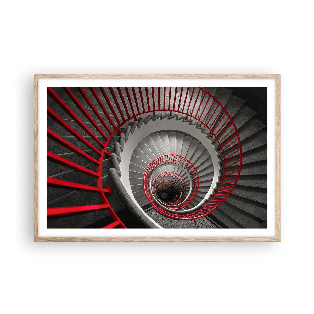 Affisch i ram av ljusek - Arkitektoniska spel - 91x61 cm