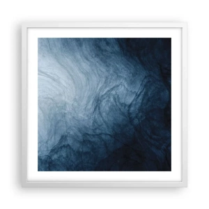 Affisch i vit ram - Nå djupt in - 50x50 cm