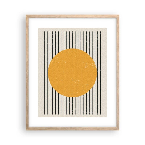 Affisch i ram av ljusek - Enkelhetens kraft - 40x50 cm