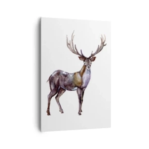 Canvastavla - Bild på duk - Norra urskogens kung - 70x100 cm