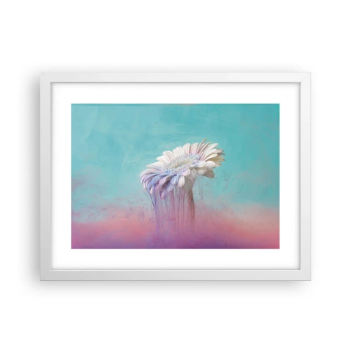 Affisch i vit ram - Blommornas undervärld - 40x30 cm