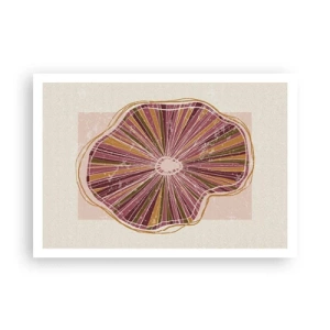 Affisch - Strålande abstraktion - 100x70 cm