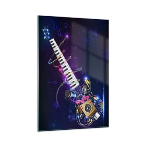 Glastavla - Bild på glas - Allt väl - 80x120 cm